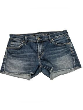 Citizens of Humanity Denim Cutoff Shorts Women’s Blue Jean Shorts Raw Hem